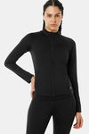 Amante Anti Microbial Fitted Jacket - Jet Black — thumbnail 1